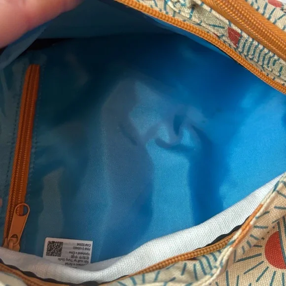 Kavu Mini Rope Sling Bag Sunsets Forever Print Unisex Shoulder Canvas - Picture 5 of 8